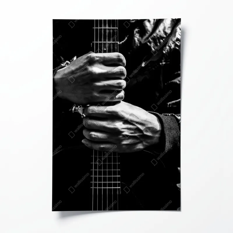 Plakat biały i różowy storczyk na czarnym tle – Wallissimo®