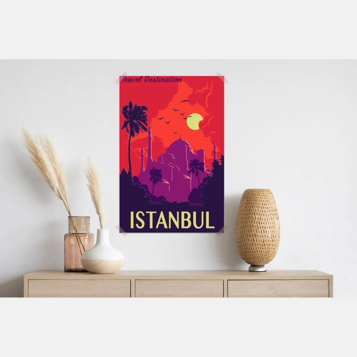 Plakat zachód słońca nad Stambułem – Wallissimo® Plakat zachód słońca nad Stambułem – Wallissimo®