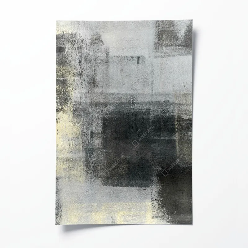 Plakat iryzujący różowy wzór piór – Wallissimo®