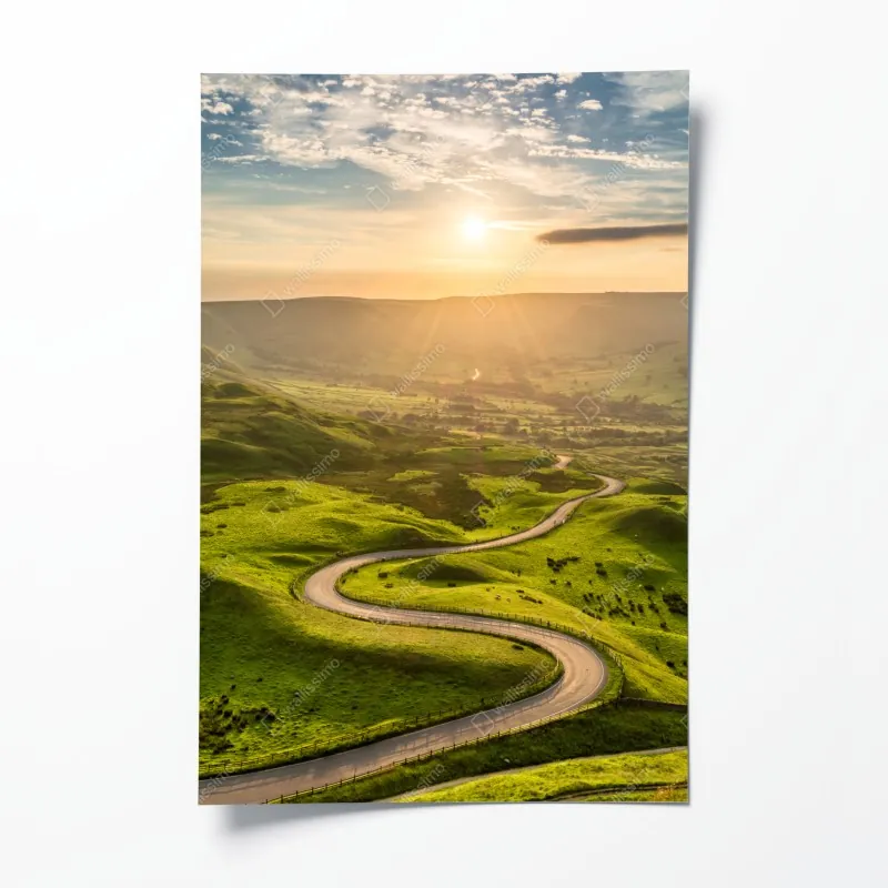 Plakat żywa łąka obraz olejny zbliżenie – Wallissimo®