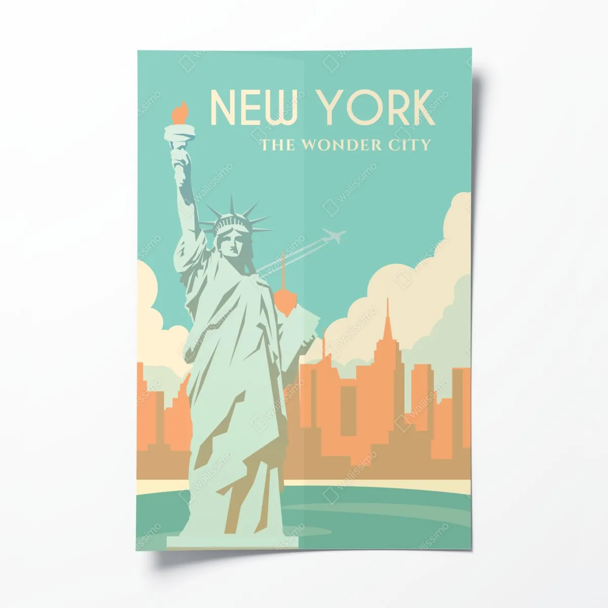 Plakat New York miasto cudów – Wallissimo® Plakat New York miasto cudów – Wallissimo®