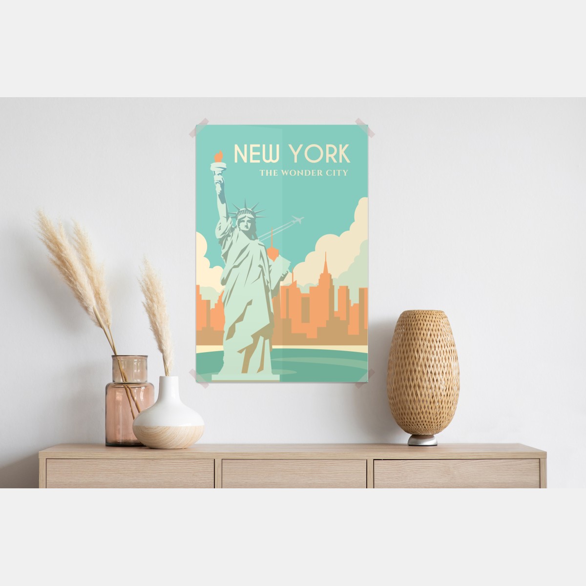 Plakat New York miasto cudów – Wallissimo® Plakat New York miasto cudów – Wallissimo®