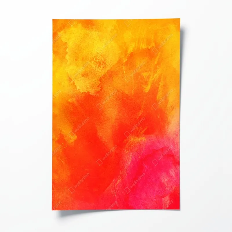 Plakat różowe goździki na czarnym tle – Wallissimo®