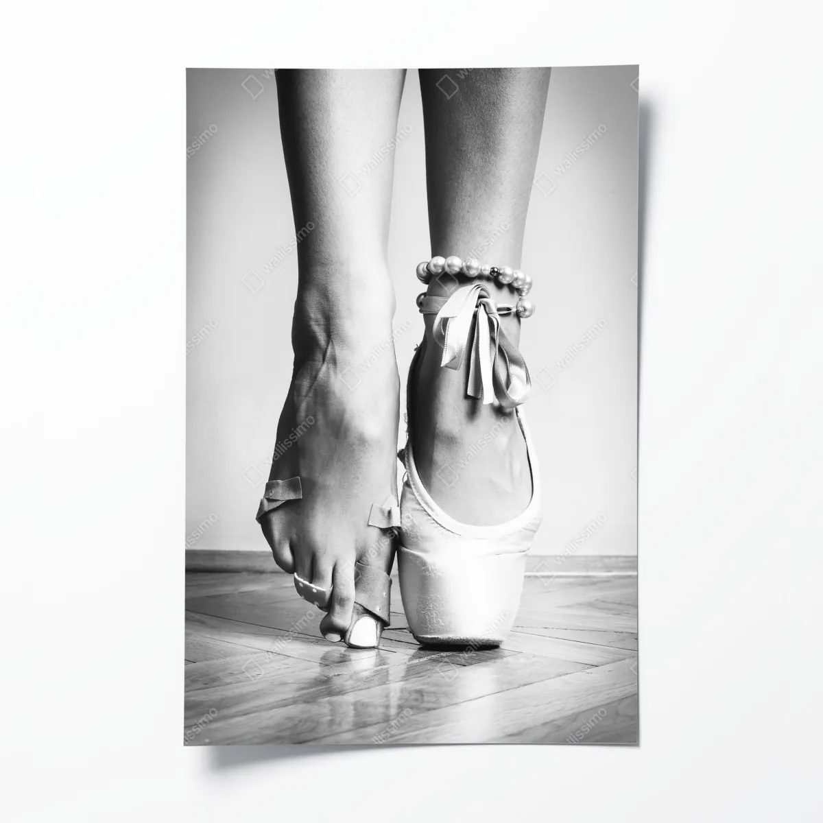Plakat gracja baletowa na pointach – Wallissimo® Plakat gracja baletowa na pointach – Wallissimo®