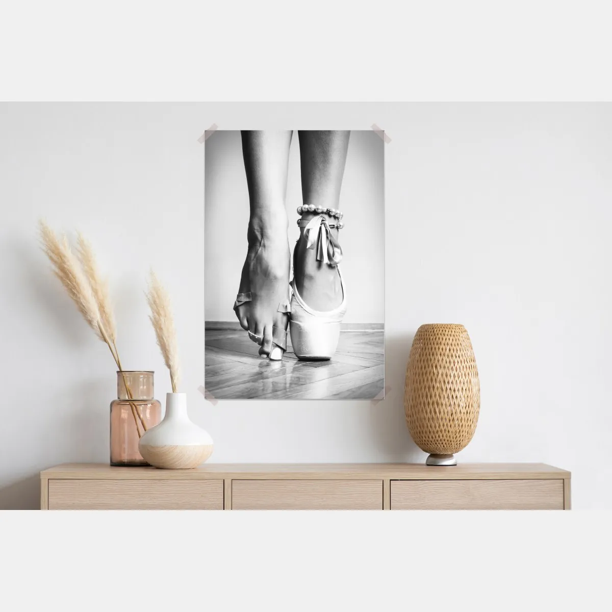 Plakat gracja baletowa na pointach – Wallissimo® Plakat gracja baletowa na pointach – Wallissimo®