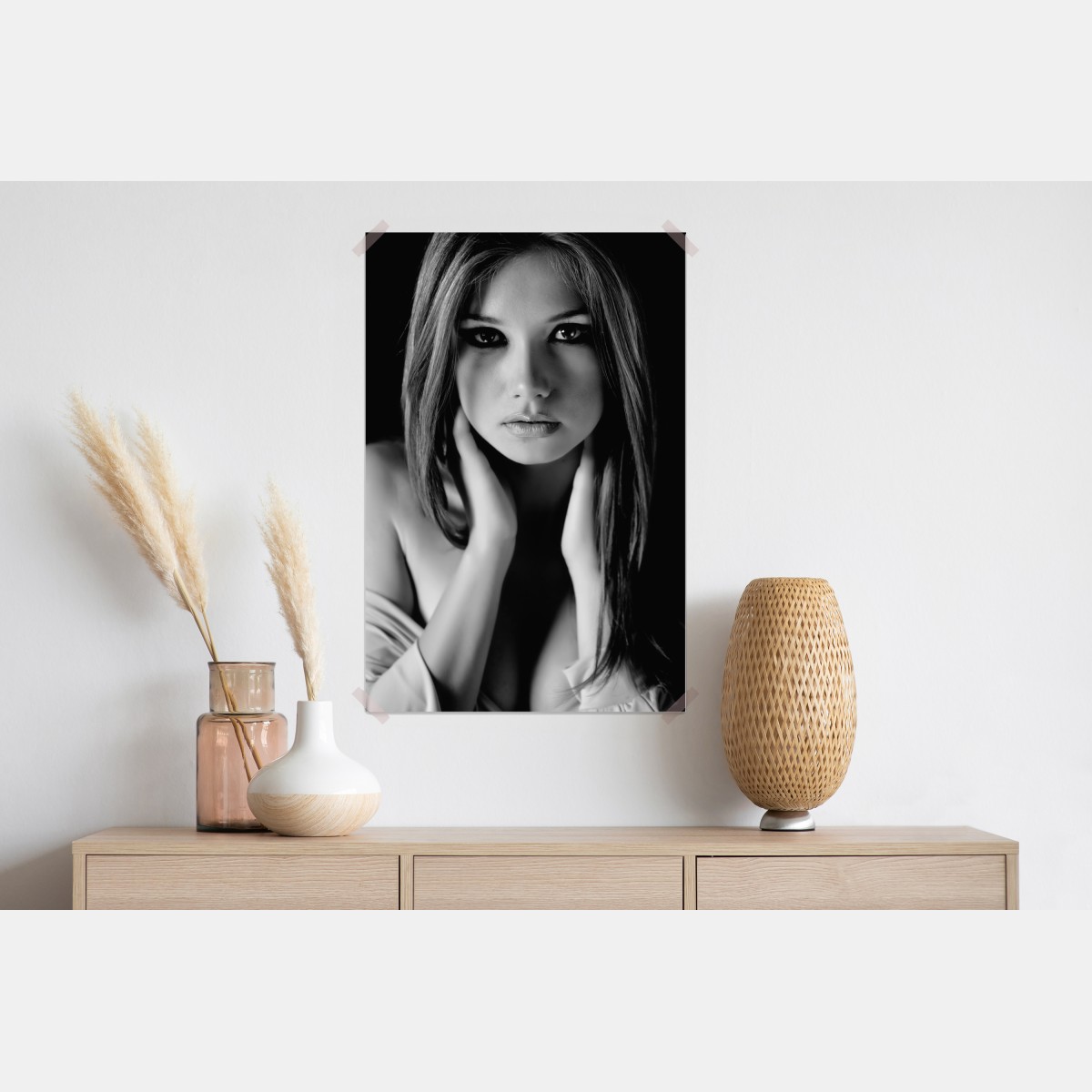 Plakat intymny monochromatyczny portret – Wallissimo® Plakat intymny monochromatyczny portret – Wallissimo®