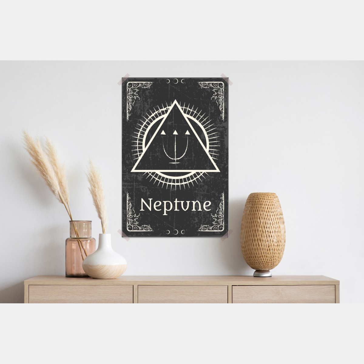 Plakat alchemiczny symbol Neptuna – Wallissimo® Plakat alchemiczny symbol Neptuna – Wallissimo®