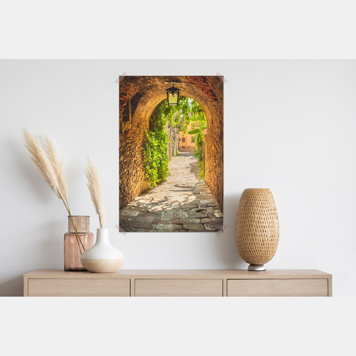 Plakat słoneczna uliczka w Toskanii – Wallissimo® Plakat słoneczna uliczka w Toskanii – Wallissimo®