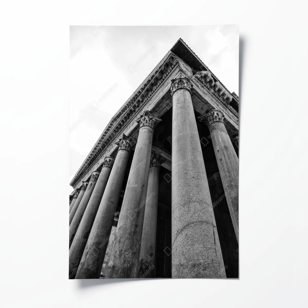 Plakat monumentalne kolumny Panteonu w Rzymie – Wallissimo® Plakat monumentalne kolumny Panteonu w Rzymie – Wallissimo®