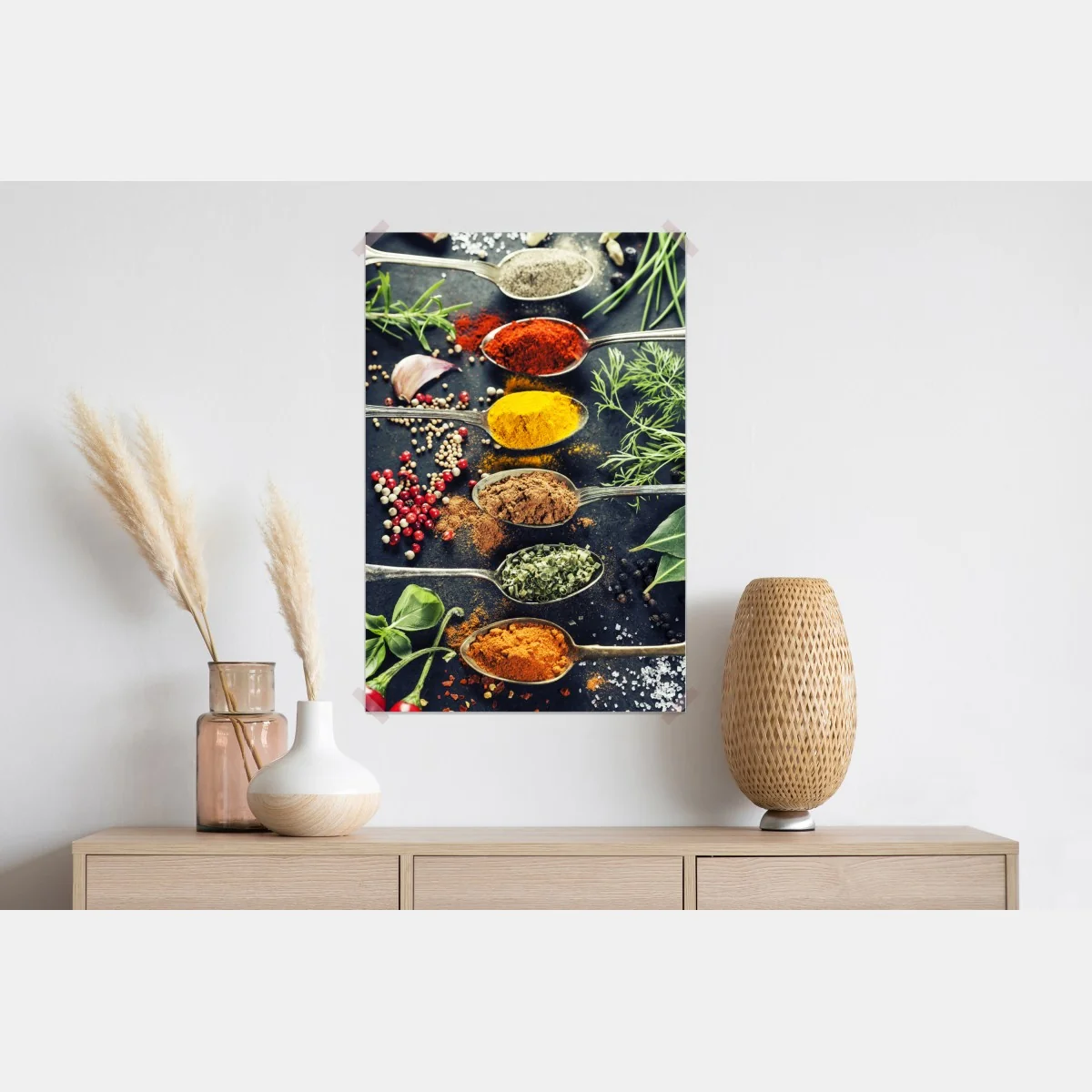 Plakat kompozycja przypraw i ziół – Wallissimo® Plakat kompozycja przypraw i ziół – Wallissimo®