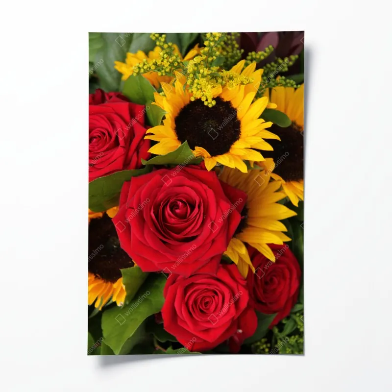 Plakat żywy geometryczny wzór pop – Wallissimo®