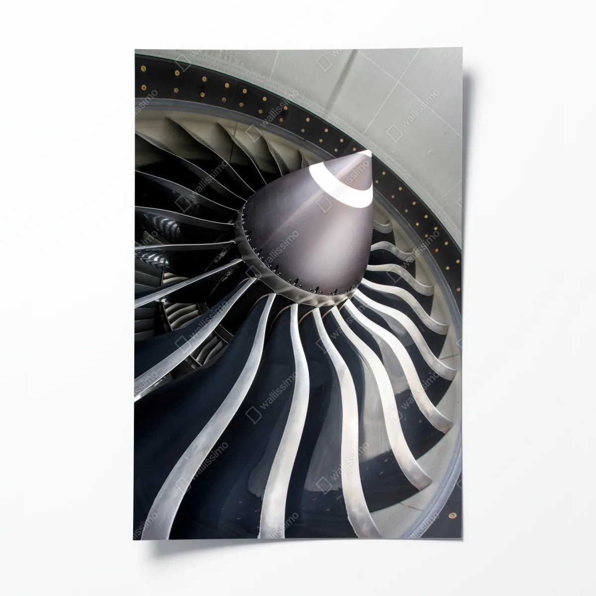 Plakat zbliżenie na turbinę silnika odrzutowego – Wallissimo® Plakat zbliżenie na turbinę silnika odrzutowego – Wallissimo®