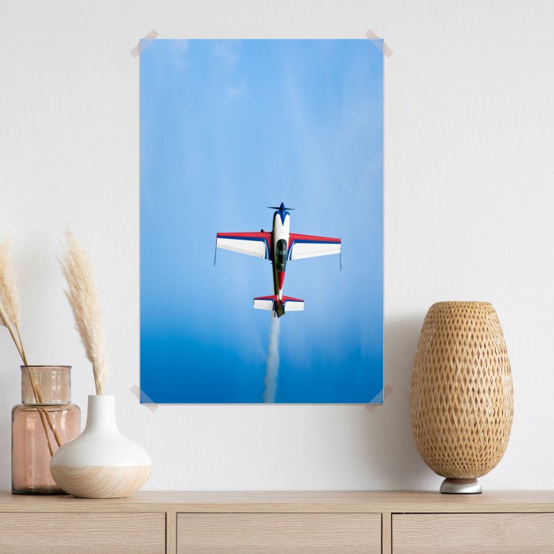 Plakat samolot akrobacyjny w pionowym wznosie – Wallissimo® Plakat samolot akrobacyjny w pionowym wznosie – Wallissimo®