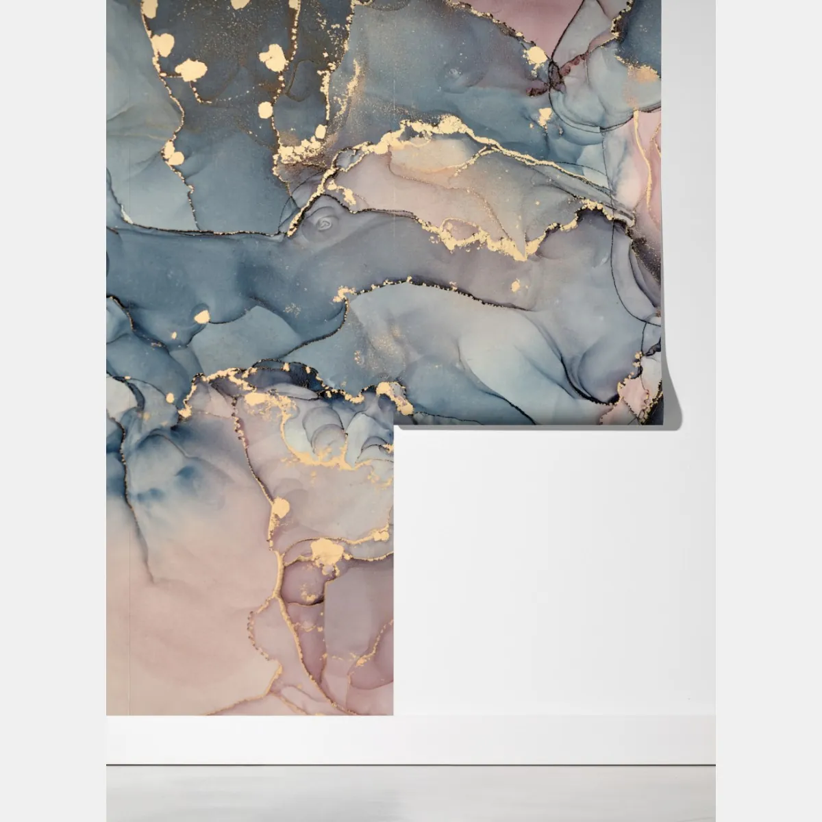 Fototapeta delikatne pastelowe płynne marmury ze złotymi żyłkami – Wallissimo® Fototapeta delikatne pastelowe płynne marmury ze złotymi żyłkami – Wallissimo®