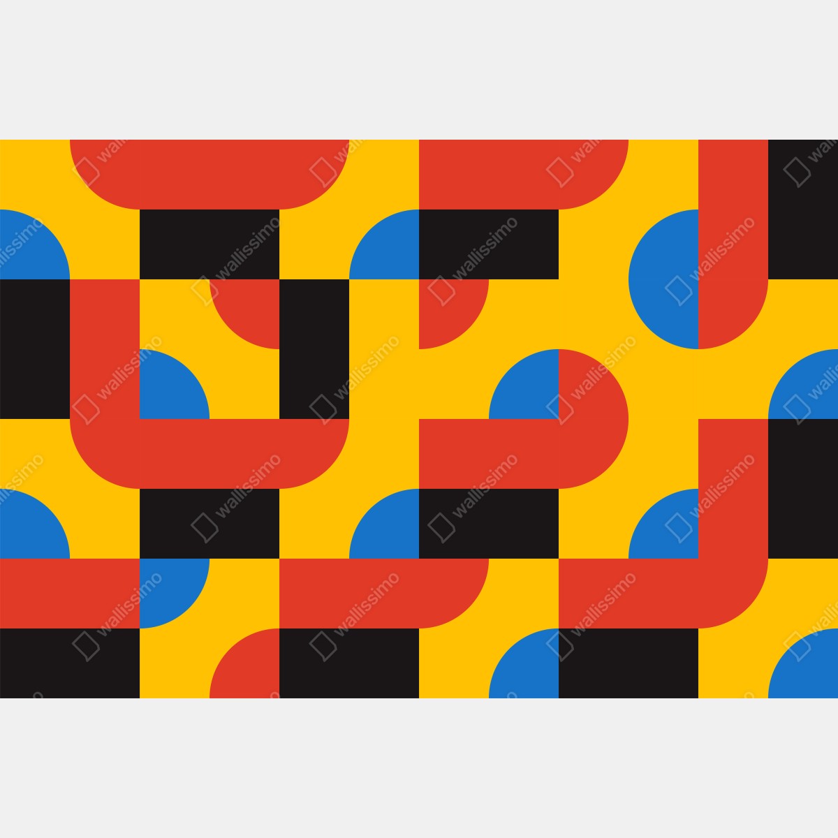 Fototapeta odważny geometryczny wzór na ścianę – Wallissimo® Fototapeta odważny geometryczny wzór na ścianę – Wallissimo®