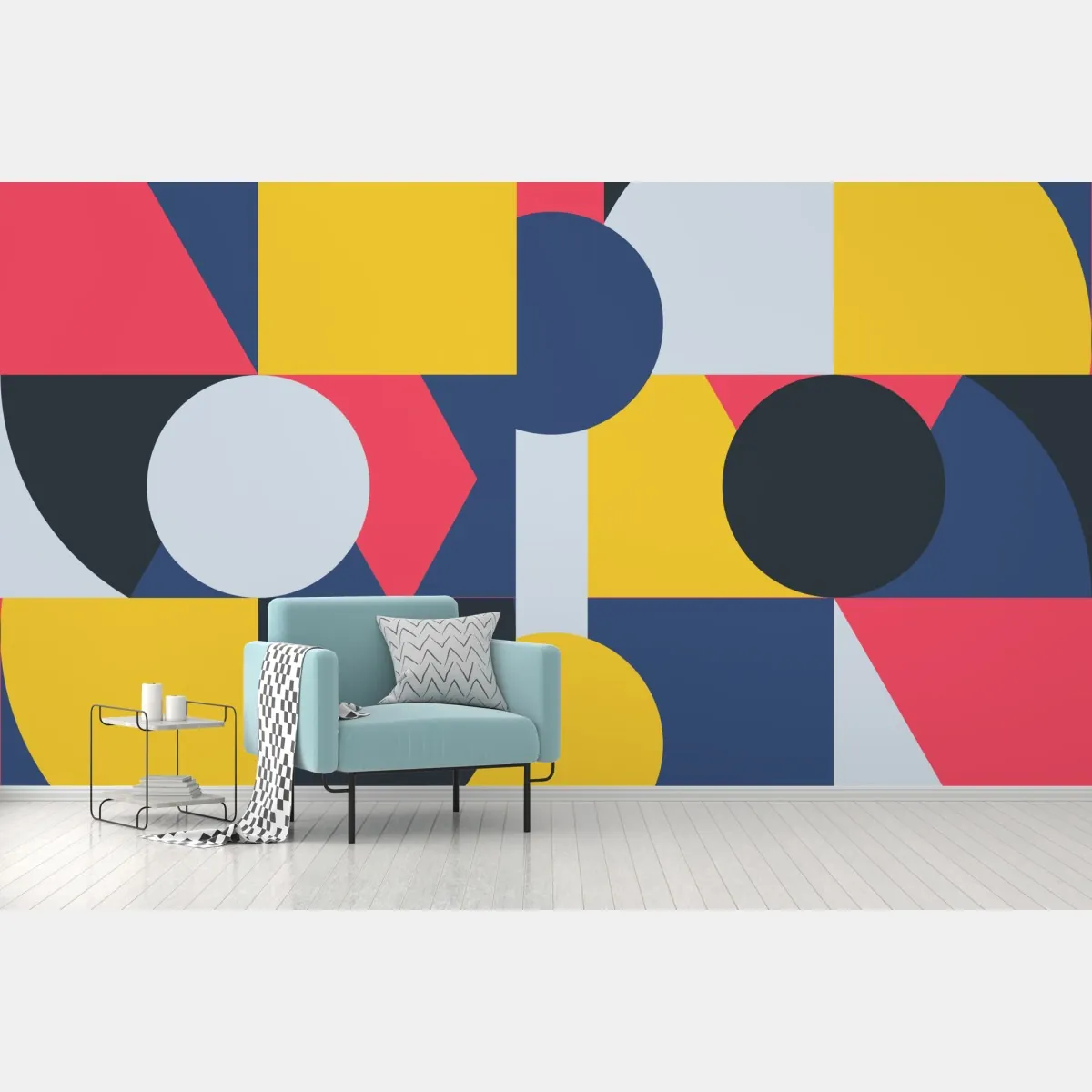 Fototapeta żywa geometryczna kompozycja – Wallissimo® Fototapeta żywa geometryczna kompozycja – Wallissimo®