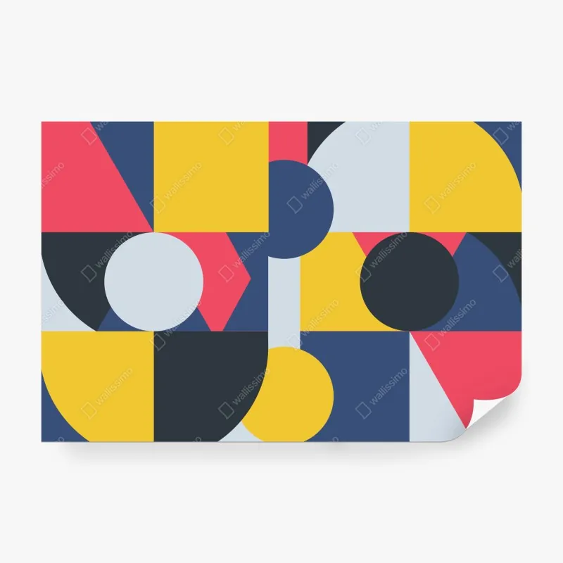 Fototapeta żywa geometryczna kompozycja