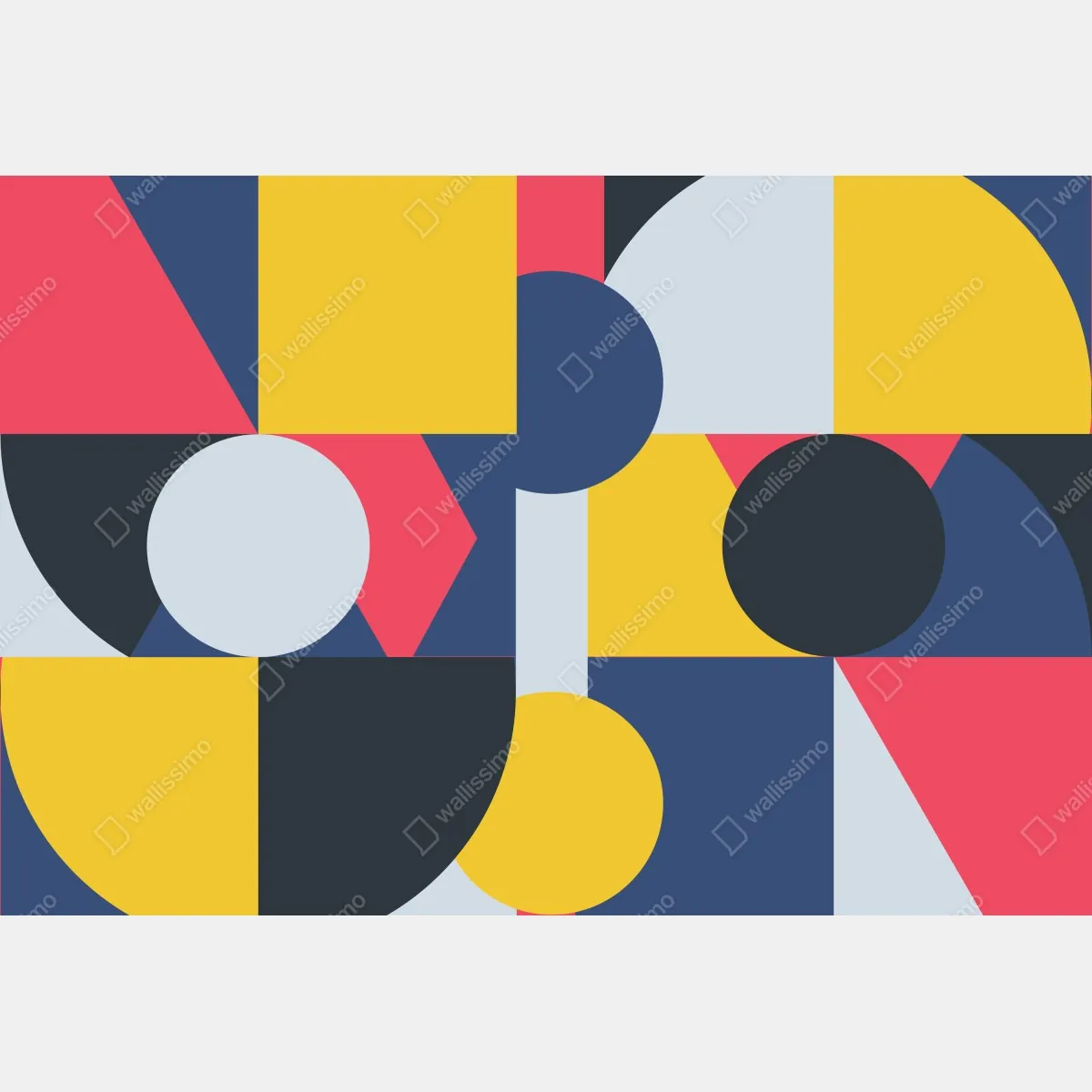 Fototapeta żywa geometryczna kompozycja – Wallissimo® Fototapeta żywa geometryczna kompozycja – Wallissimo®