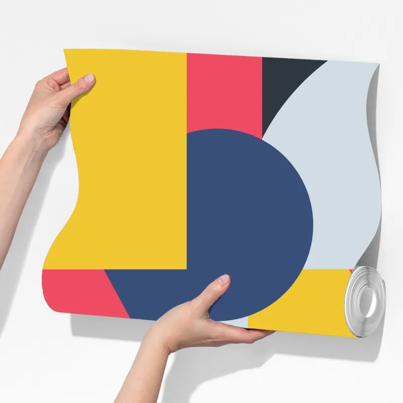 Fototapeta żywa geometryczna kompozycja – Wallissimo® Fototapeta żywa geometryczna kompozycja – Wallissimo®