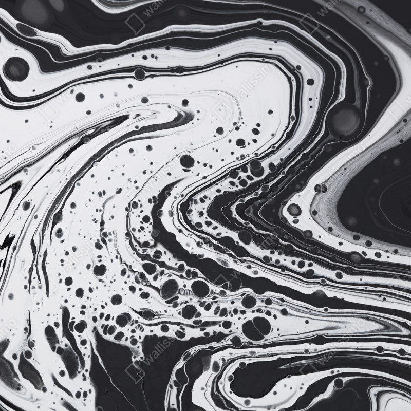 Fototapeta czarno-biała marmurowa abstrakcja – Wallissimo® Fototapeta czarno-biała marmurowa abstrakcja – Wallissimo®