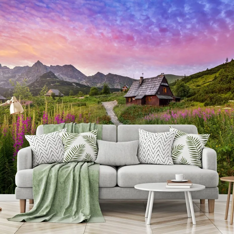 Fototapeta wschód słońca nad Hala Gasienicowa