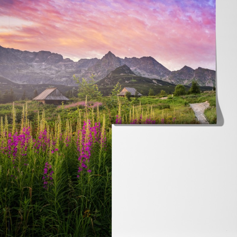 Fototapeta wschód słońca nad Hala Gasienicowa – Wallissimo® Fototapeta wschód słońca nad Hala Gasienicowa – Wallissimo®