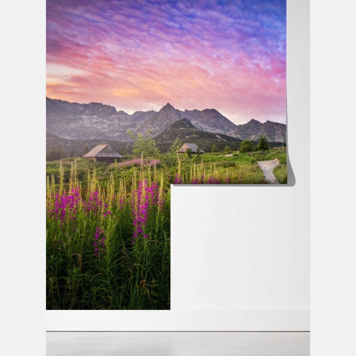 Fototapeta wschód słońca nad Hala Gasienicowa – Wallissimo® Fototapeta wschód słońca nad Hala Gasienicowa – Wallissimo®