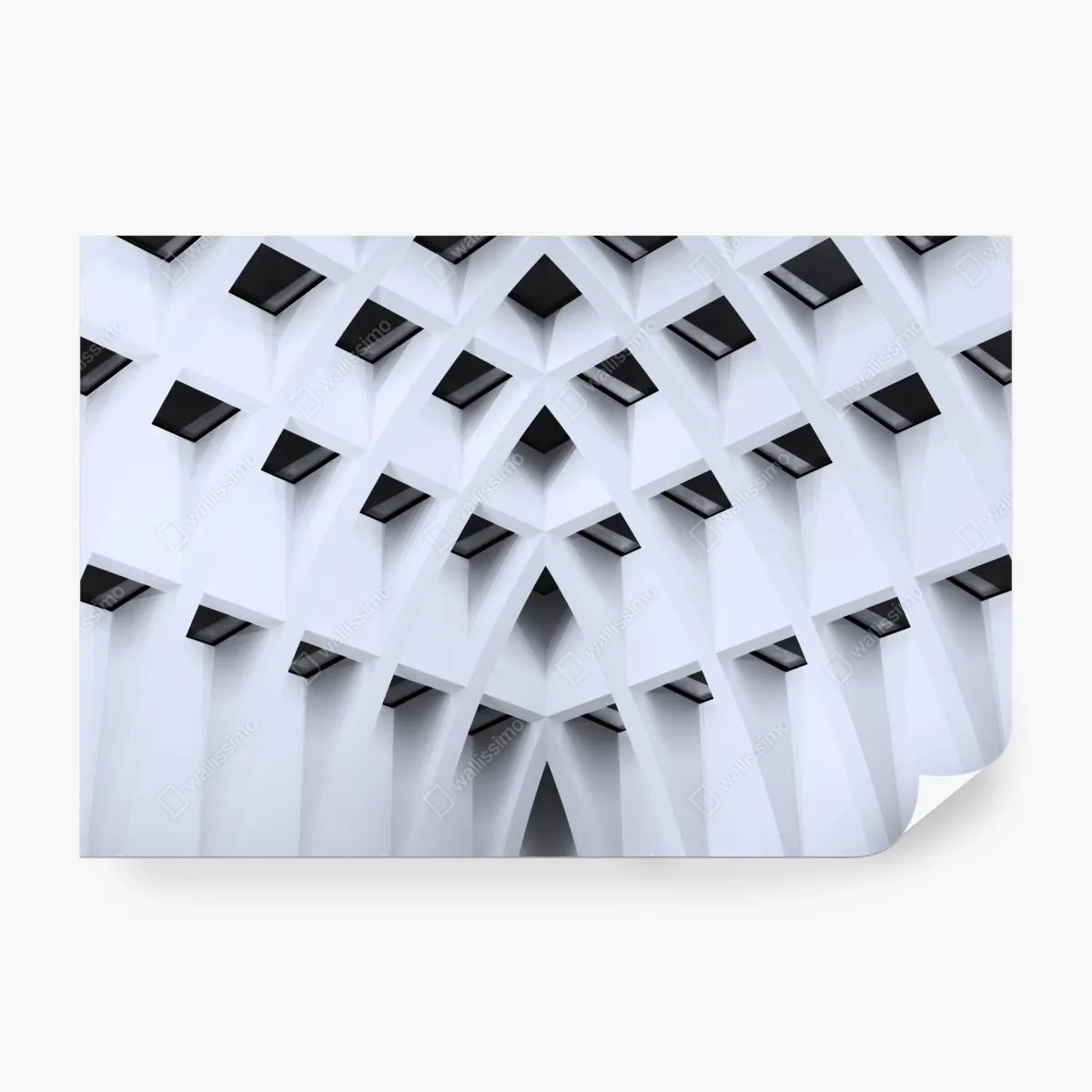 Fototapeta geometryczny łukowy sufit – Wallissimo® Fototapeta geometryczny łukowy sufit – Wallissimo®