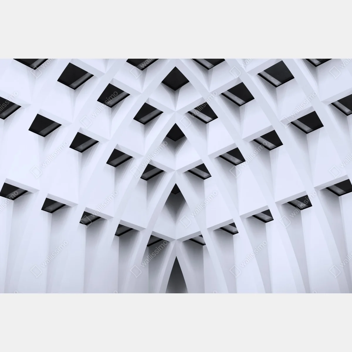 Fototapeta geometryczny łukowy sufit – Wallissimo® Fototapeta geometryczny łukowy sufit – Wallissimo®