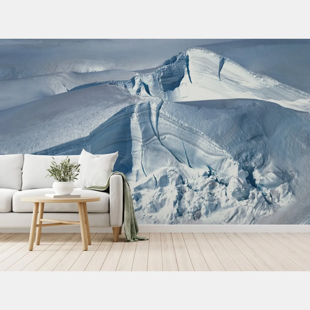 Fototapeta lodowiec i szczelina w błękicie – Wallissimo® Fototapeta lodowiec i szczelina w błękicie – Wallissimo®