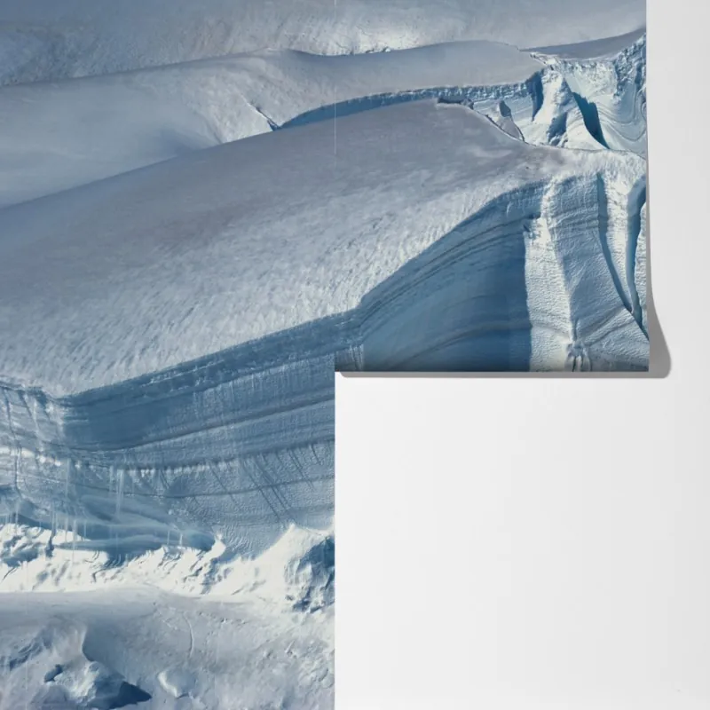 Fototapeta lodowiec i szczelina w błękicie – Wallissimo® Fototapeta lodowiec i szczelina w błękicie – Wallissimo®