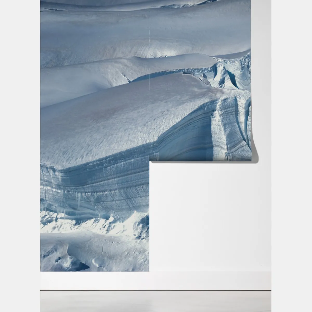 Fototapeta lodowiec i szczelina w błękicie – Wallissimo® Fototapeta lodowiec i szczelina w błękicie – Wallissimo®