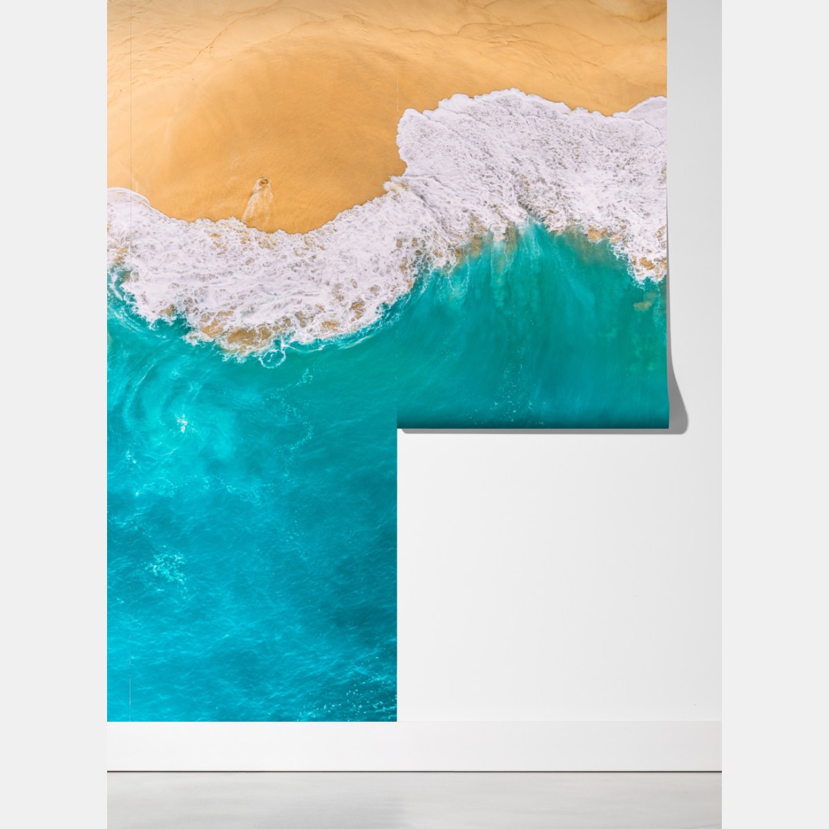 Fototapeta turkusowe fale nad plażą Kelingking, Nusa Penida – Wallissimo® Fototapeta turkusowe fale nad plażą Kelingking, Nusa Penida – Wallissimo®