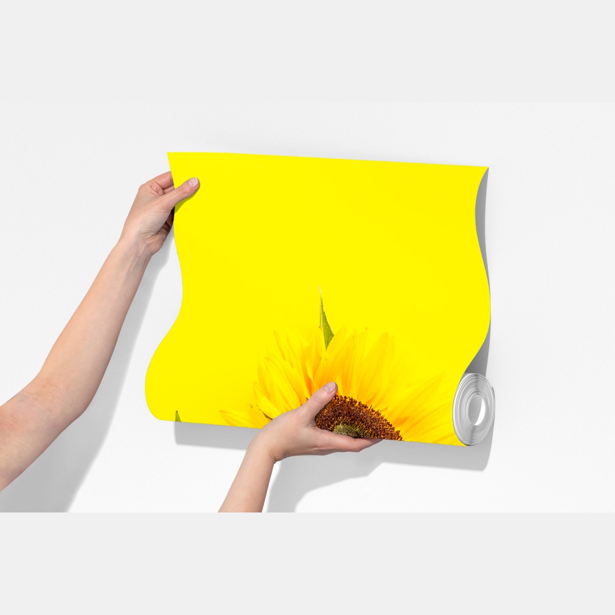 Fototapeta jasny bukiet słoneczników na żółtym tle – Wallissimo® Fototapeta jasny bukiet słoneczników na żółtym tle – Wallissimo®