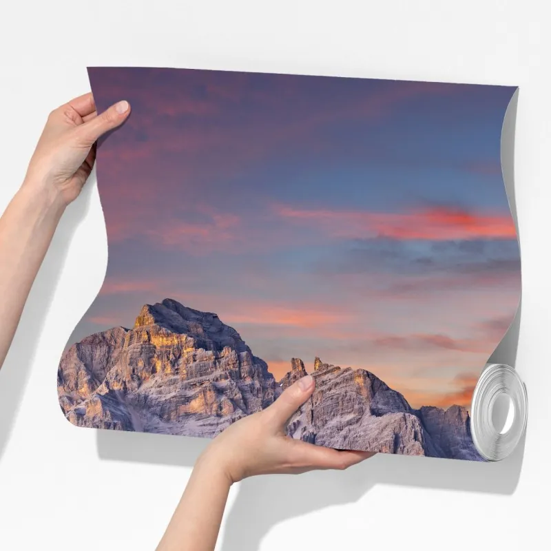 Fototapeta majestatyczny jesienny zachód w górach – Wallissimo® Fototapeta majestatyczny jesienny zachód w górach – Wallissimo®