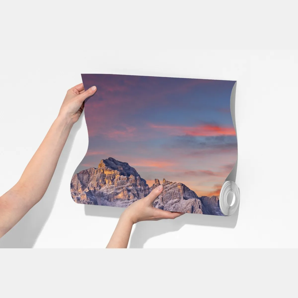 Fototapeta majestatyczny jesienny zachód w górach – Wallissimo® Fototapeta majestatyczny jesienny zachód w górach – Wallissimo®