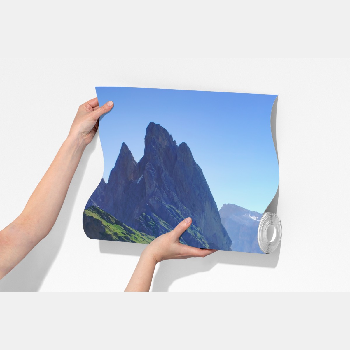 Fototapeta majestatyczne Seceda w Dolomitach – Wallissimo® Fototapeta majestatyczne Seceda w Dolomitach – Wallissimo®