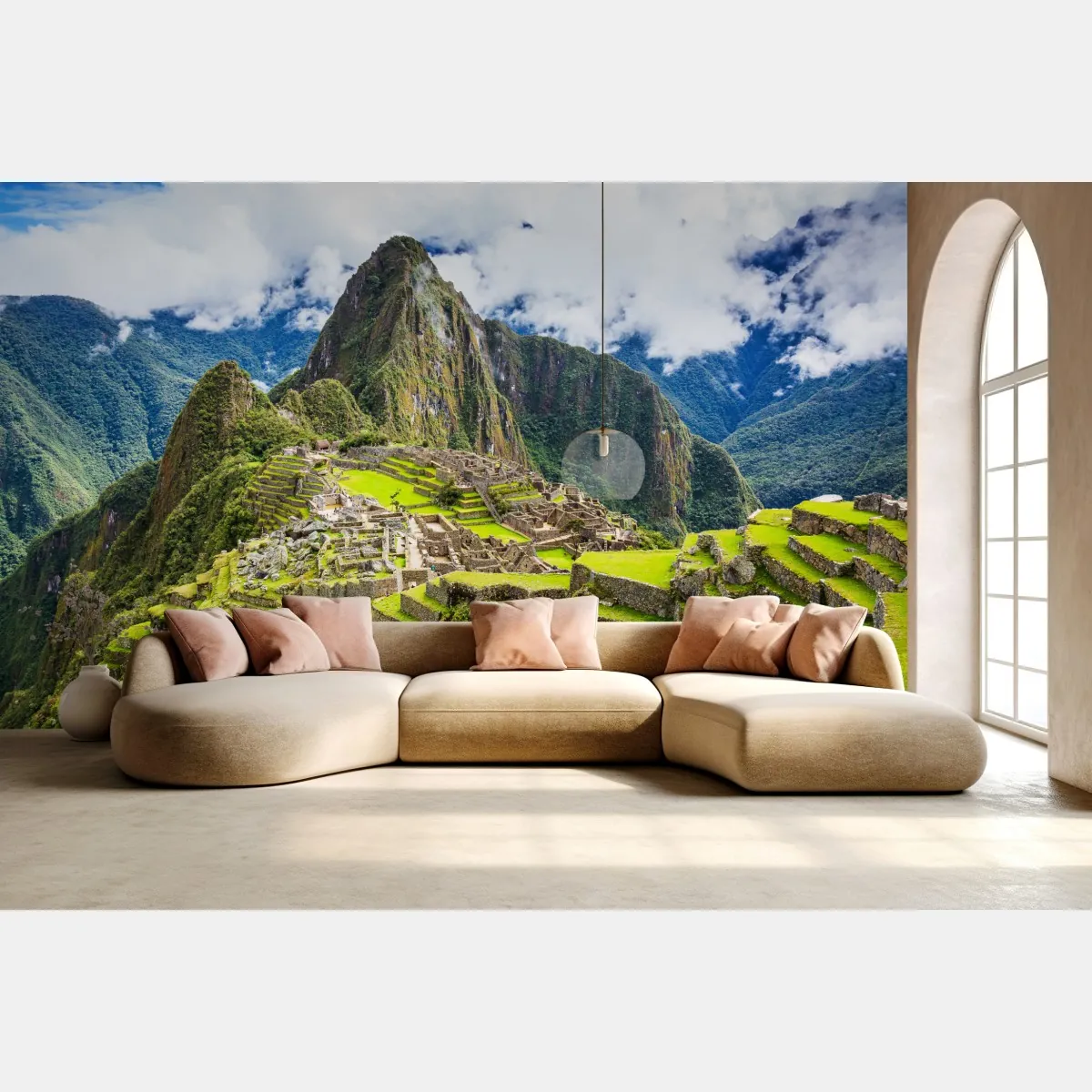 Fototapeta Machu Picchu starożytne tarasy górskie – Wallissimo® Fototapeta Machu Picchu starożytne tarasy górskie – Wallissimo®