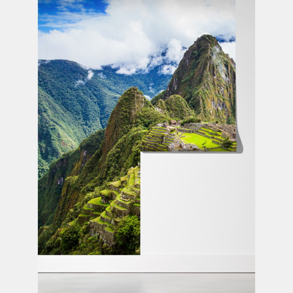 Fototapeta Machu Picchu starożytne tarasy górskie – Wallissimo® Fototapeta Machu Picchu starożytne tarasy górskie – Wallissimo®