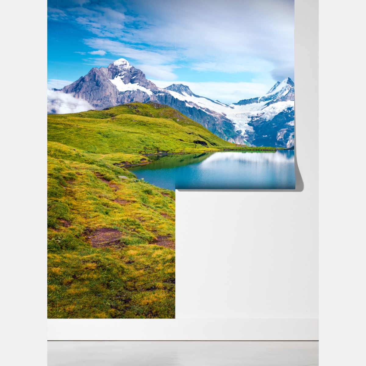 Fototapeta spokojny poranek nad Bachalpsee, Szwajcaria – Wallissimo® Fototapeta spokojny poranek nad Bachalpsee, Szwajcaria – Wallissimo®