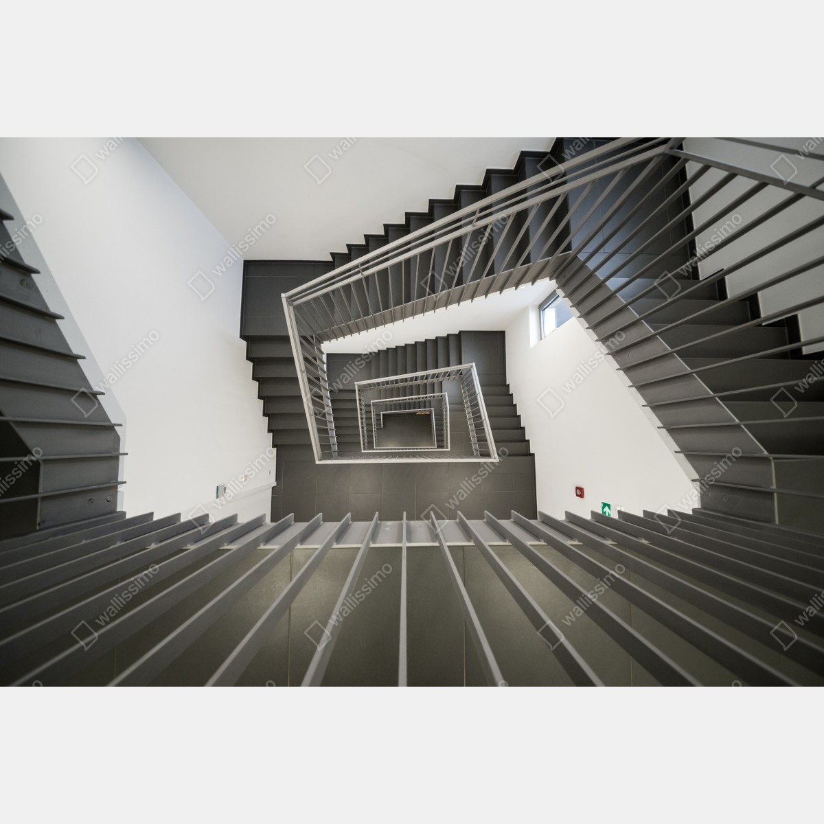 Fototapeta geometryczna klatka schodowa w perspektywie – Wallissimo® Fototapeta geometryczna klatka schodowa w perspektywie – Wallissimo®