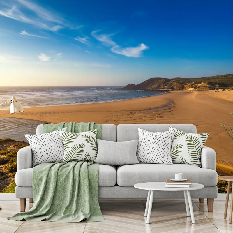 Fototapeta Praia da Amoreira panoramiczny widok