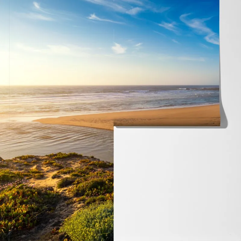 Fototapeta Praia da Amoreira panoramiczny widok – Wallissimo® Fototapeta Praia da Amoreira panoramiczny widok – Wallissimo®