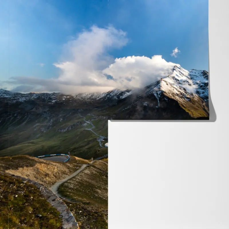 Fototapeta Grossglockner panorama drogi w Alpach – Wallissimo® Fototapeta Grossglockner panorama drogi w Alpach – Wallissimo®