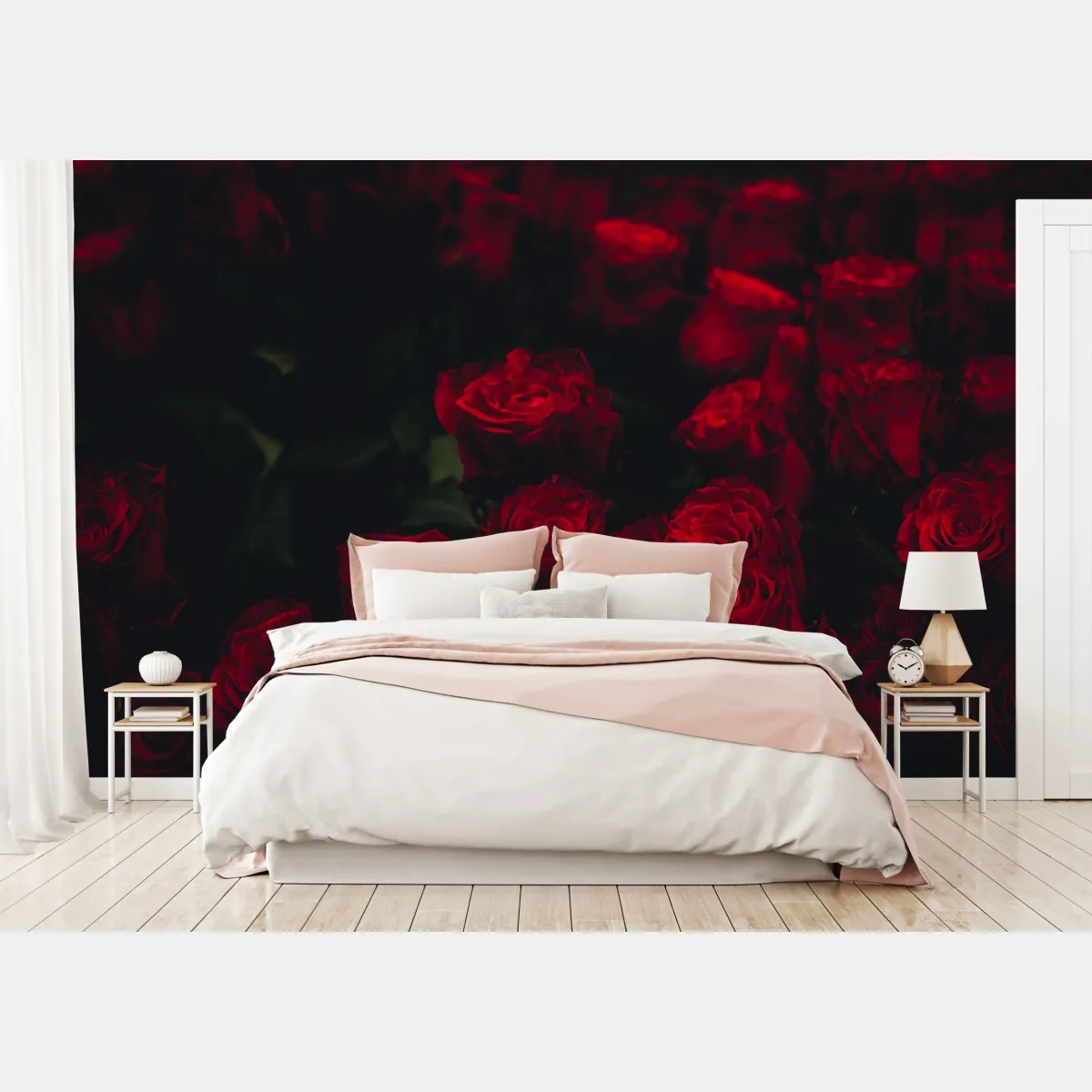 Fototapeta bukiet czerwonych róż – Wallissimo® Fototapeta bukiet czerwonych róż – Wallissimo®
