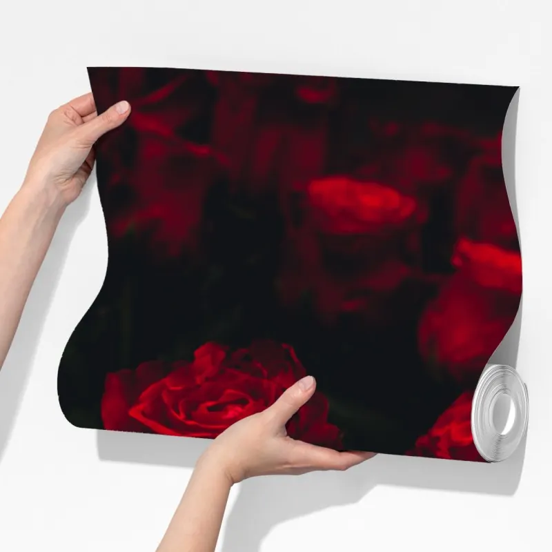 Fototapeta bukiet czerwonych róż – Wallissimo® Fototapeta bukiet czerwonych róż – Wallissimo®