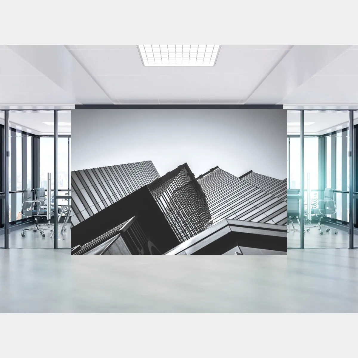 Fototapeta Hongkong budynek komercyjny z bliska – Wallissimo® Fototapeta Hongkong budynek komercyjny z bliska – Wallissimo®