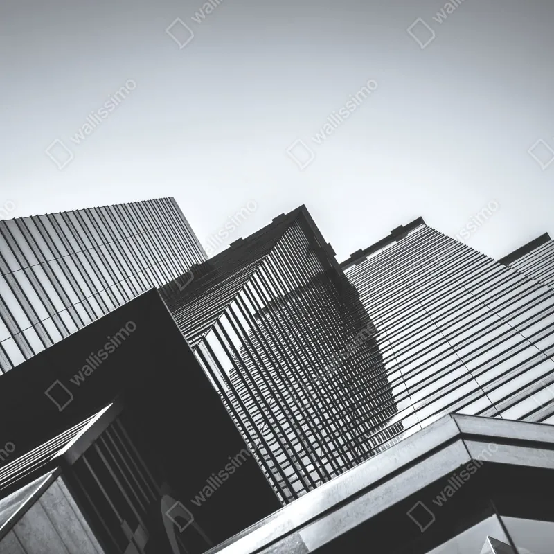 Fototapeta Hongkong budynek komercyjny z bliska – Wallissimo® Fototapeta Hongkong budynek komercyjny z bliska – Wallissimo®