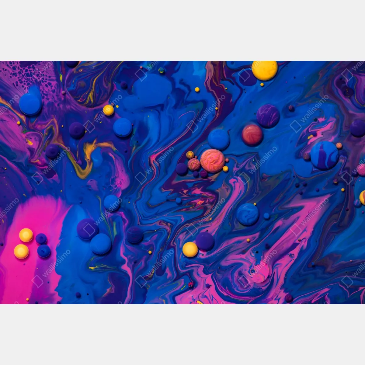 Fototapeta żywe kosmiczne wiry farby – Wallissimo® Fototapeta żywe kosmiczne wiry farby – Wallissimo®