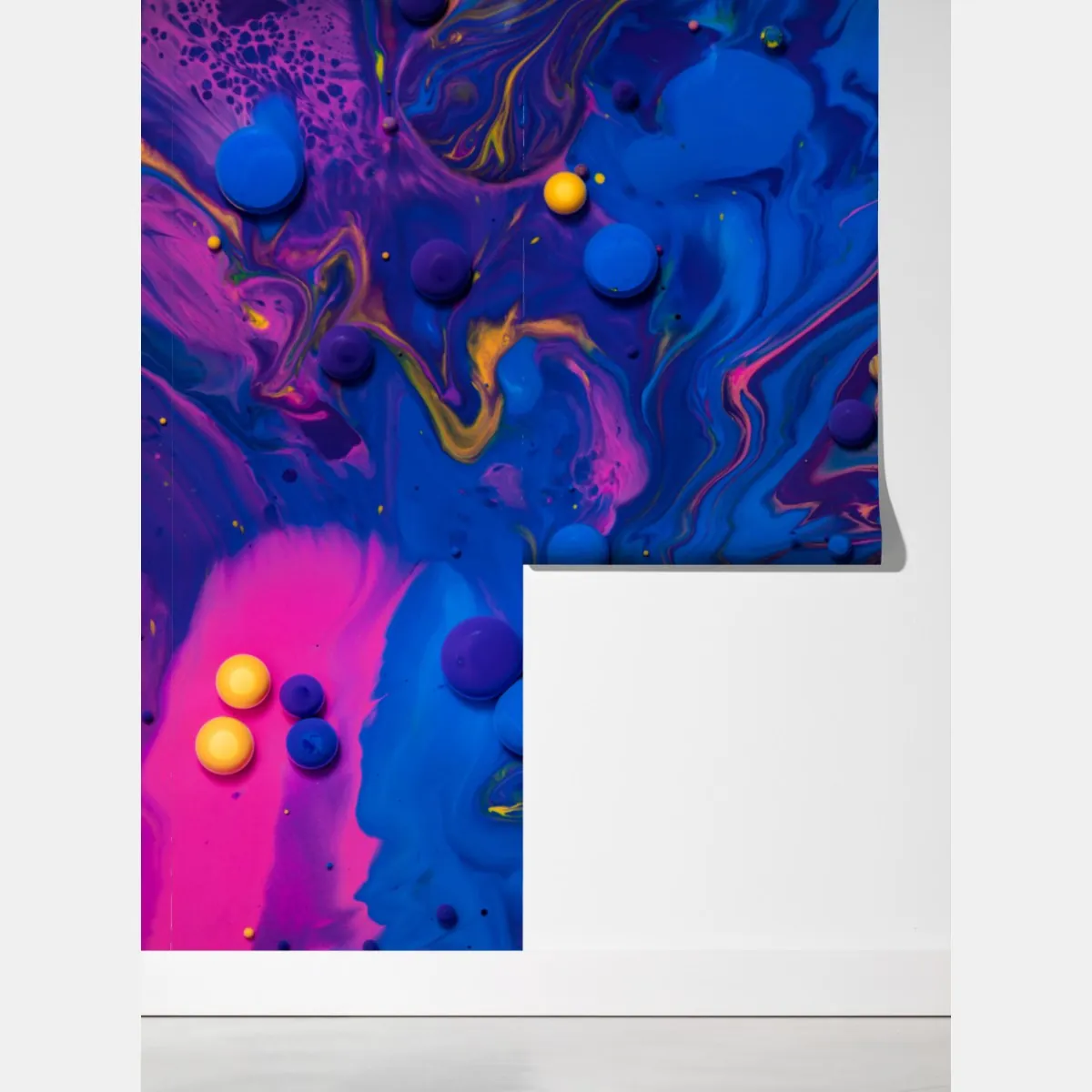 Fototapeta żywe kosmiczne wiry farby – Wallissimo® Fototapeta żywe kosmiczne wiry farby – Wallissimo®